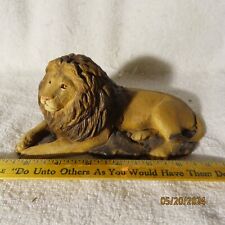 Vintage 1985 Sandcast African Collection African Lion By Sandra Brue IN BOX picture