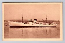 Compagnie Fraissinet, Ship, Transportation, Antique, Vintage Souvenir Postcard picture