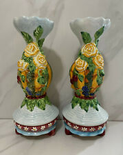 Candlesticks Tracy Porter Collection Zrike Ceramic Colorful 11.5