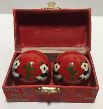 45 MM Vintage Chinese Asian Red Panda stress balls with box picture