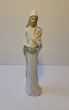 Vintage 1990s Porcelain Mother Mary Baby Jesus Figurine Christmas Nativity 10