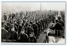 c1910's Army Soldier Prague Czech Republic RPPC Photo Unposted Antique Postcard picture