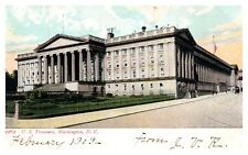 Postcard - U.S. Treasury in Washington D.C. posted 1909 picture