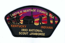 Boy Scout Patch 1993 National Jamboree Lincoln Heritage Council JSP picture