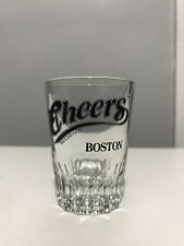 Vintage Official Authentic CHEERS Boston 2002 Shot Glass - Large, Heavy, Clear picture