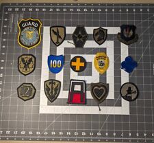 Military Patch Lot Of 15 Different Patches  picture