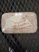 Antique J. Wright Co. Pride Of Virginia Tobacco Tin picture