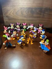 Huge Lot of 14 Disney Characters Figures Mickey Minnie Sparkles Goofy Donald picture