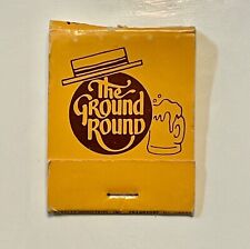 Vintage The Ground Round Restaurant Matchbook Unstruck picture