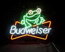 Frog Gift Real Glass Neon Beer Sign Shop Bar Wall Decor Neon Light 17
