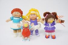 4 Vintage Cabbage Patch Doll Mini PVC Figures 1980's picture
