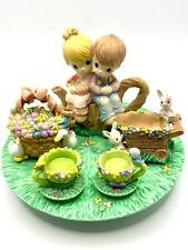 Precious Moments by Enesco Vintage Miniature Tea Set - Kids on Stump picture