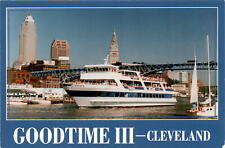 Goodtime III, Cleveland, Ohio, Lake Erie, mid-June, Labor Day, Postcard picture