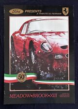 1997 Meadow Brook Historic Races XIII Poster FERRARI 50th 250 GTO Dennis Hoyt picture