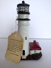 Lighthouse Portland Head Light Maine Nautical Seaside Figurine Hand Painted picture