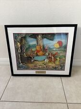 Vintage Disney Animation Hip Hip Pooh Ray Wall Picture Out Of 7500 RARE picture