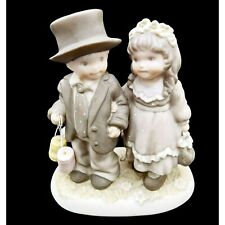 Enesco Always and Forever Bride and Groom with Cans Vintage 245755 Wedding Gift picture
