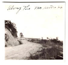 Antique 1922 Photo Along Missouri River On the Road Nature Black & White Lustre picture