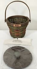 Longaberger 2008 American Craft Traditions Golf Basket+Lid NOS AUTUMN COLORS picture