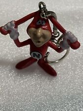 Vtg 1987 Dominos Pizza Avoid The Noid Rubber Figure Keychain picture