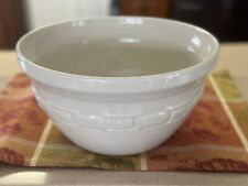 Longaberger Woven Traditions XL Ivory Mixing Bowl Excellent Condition picture
