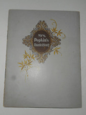 1895 None Such Mince Meat Mrs. Popkin's Thanksgiving Booklet MERRELL SOULE Co. picture