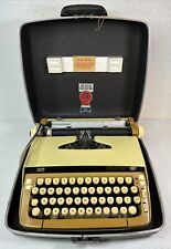 SCM VTG 1973 6MSE Smith- Corona Sterling Portable Manual Typewriter W/Case picture