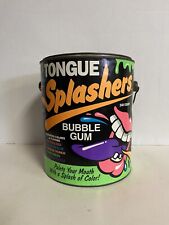 Vintage Tongue Splashers Bubble Gum Paint Can Display Container 1990s 8