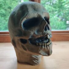 Vtg 90's Soft Latex Foam Skull Ghoul Dead Face Mask Faux Teeth Halloween Cosplay picture