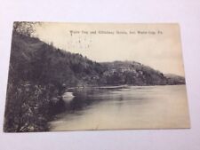 Delaware Water Gap and Kitatinny Hotel Pennsylvania B&W Postcard Posted 1915 picture