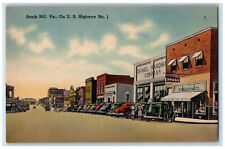 c1940's Hardware, Drugs Store US Highway No. 1 South Virginia VA Postcard picture