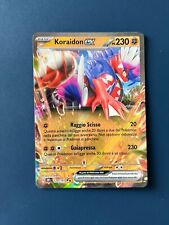 Koraidon EX Burning Oxidian 124/197 Pokemon Card Ita Mint picture