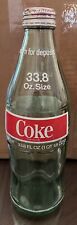 Coca Cola - COKE 1 Liter 33.8 oz Vintage Glass Bottle With Cap picture