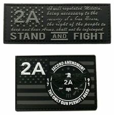 My Gun Permit Stand and Fight 2A 2nd Amendment Patch [2PC Bundle - PVC-SF4,G1] picture