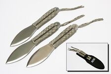 Sog Fling Knives 3 Piece Throwing Camo Paracord SS 4.5
