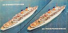 SS CONSTITUTION SS INDEPENDENCE American Export Lines  Brochure August 1961 picture
