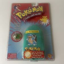 Pokemon Collector Marble Pouches Series 3 #09 Blastoise Blue New Sealed Vintage picture