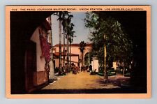 Los Angeles CA-California, The Patio Union Station, Antique, Vintage Postcard picture