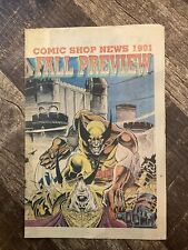 Comic Shop News FALL PREVIEW 1991 picture
