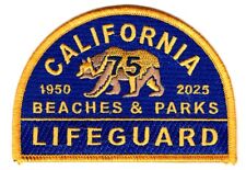 California State Parks Lifeguard - 75th Anniversary Beaches & Parks Patch 2025 picture