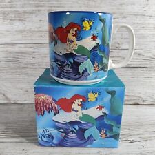 Vintage Disney Little Mermaid Coffee Mug Cup Original Box picture