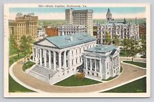 Postcard State Capitol Richmond Virginia 1949 picture