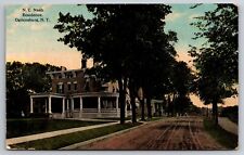 N.C. Nash Residence Ogdensburg New York NY 1914 Postcard picture