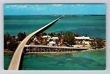 Pigeon Key FL-Florida, Seven Mile Bridge to Key West, Vintage Postcard picture