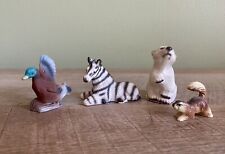 Harvey Knox Kingdom Zebra Polar Bear Miniature Figurines plus extra picture