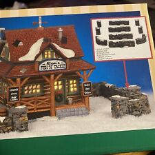 Lemax Colonial Stone Wall Set of 10 -Holiday Village Accents picture