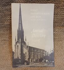 Annual Directory First Presbyterian Church, Columbia, SC; 1965; rare picture