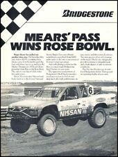 1987 Nissan Race Truck Roger Mears Advertisement Print Art Car Ad J713C picture