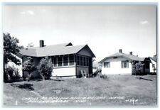 c1940's Outlook Beach Resort Cabins Near Pelican Rapids MN RPPC Photo Postcard picture