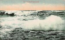 Foresthill CA California Pacific Ocean Surf Storm c1910 Vtg Postcard B32 picture